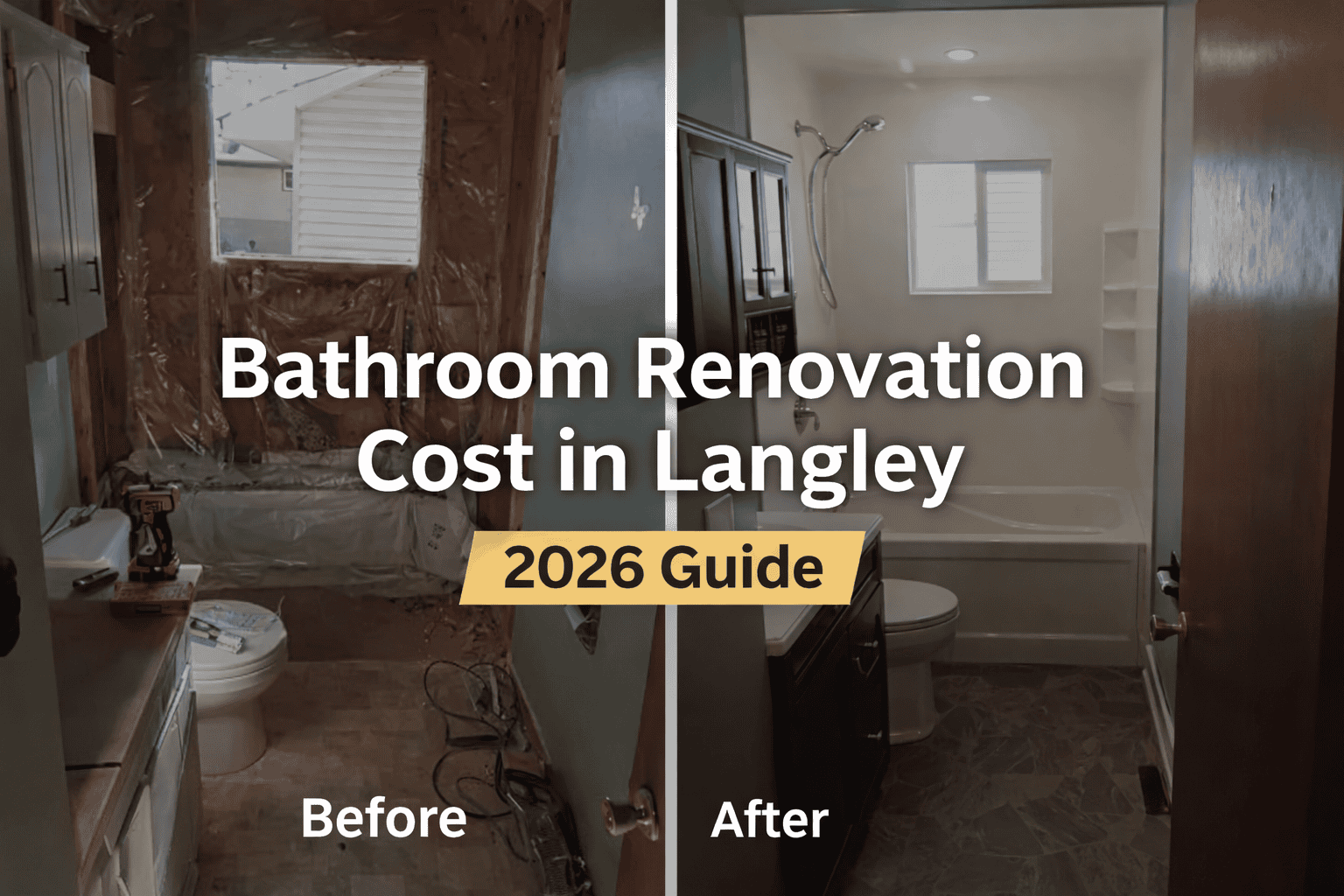 Bathroom Renovation Cost in Langley (2026 Guide)